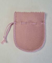 Imagem de Saquinho de Suede Rose 304 - P (6,5 x 8,0 cm) Pacote com 10 unidades